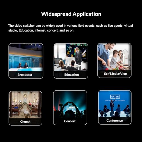 AVMATRIX Shark H4 Plus Video Mixer for Streaming