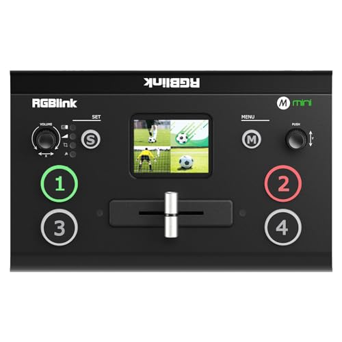 RGBlink Mini Video Mixer with 4 HDMI Inputs