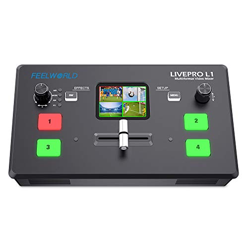 Multi-Camera Video Mixer with LCD Display