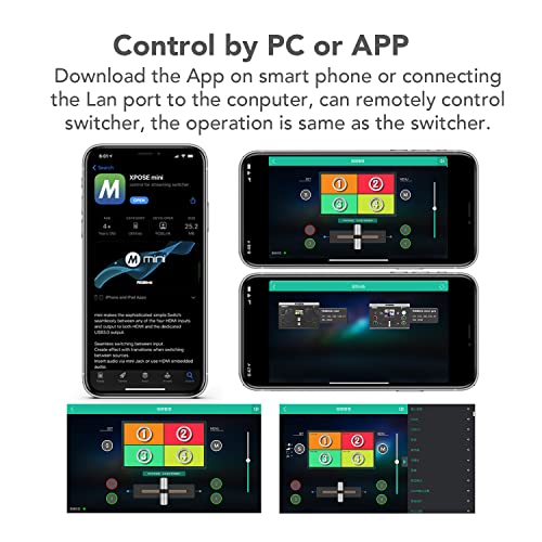 RGBlink Mini-Pro Video Switcher for Live Streaming