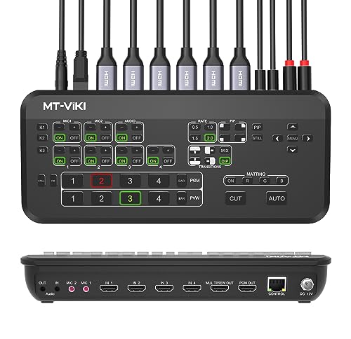MT-VIKI HDMI Live Stream Video Mixer & Audio