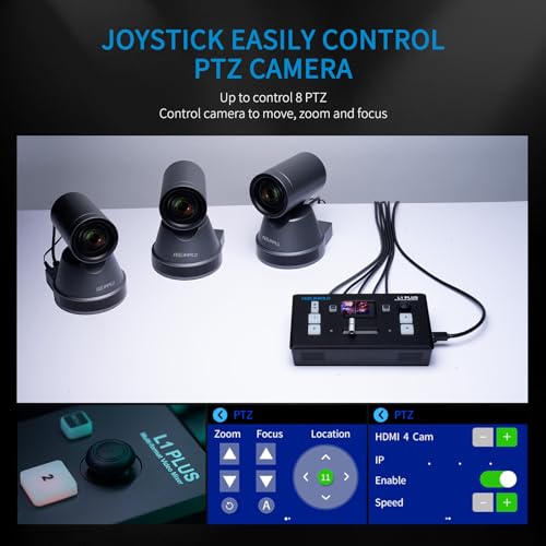 FEELWORLD L1 Plus Multi-Camera Video Mixer Switcher