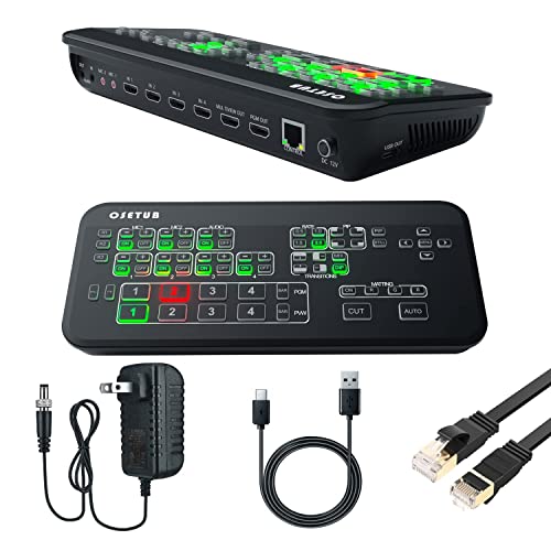HDMI Multi-Cam Live Stream Switcher with Cable