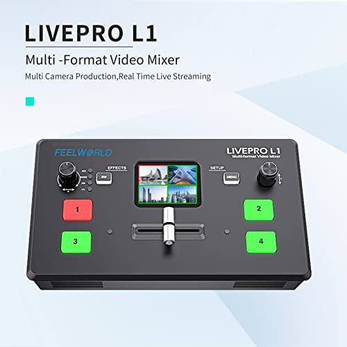 FEELWORLD L1 Multi-Camera Video Mixer Switcher