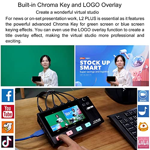 FEELWORLD L2 PLUS Multi-Camera Video Switcher