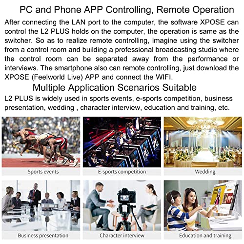 FEELWORLD L2 PLUS Multi-Camera Video Switcher