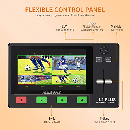 FEELWORLD L2 Plus Multi-Camera Video Switcher