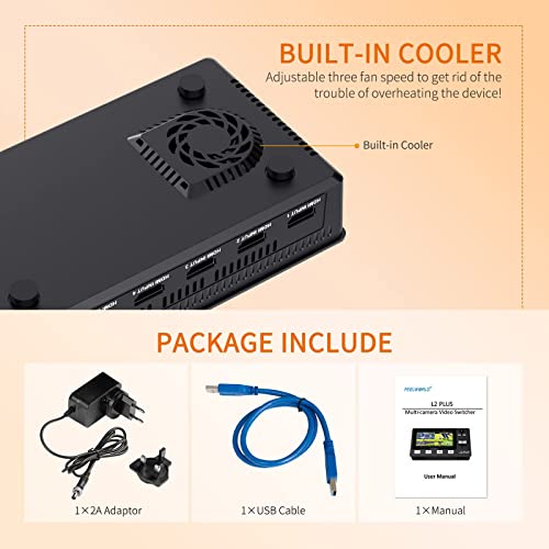 FEELWORLD L2 Plus Multi-Camera Video Switcher