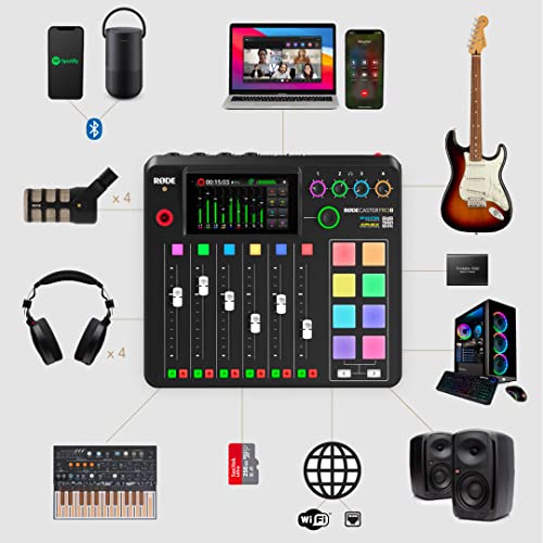 Rodecaster Pro II Podcast Studio Bundle with Mics