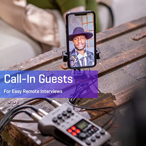 Zoom PodTrak P4 Portable Podcast Recorder with Inputs