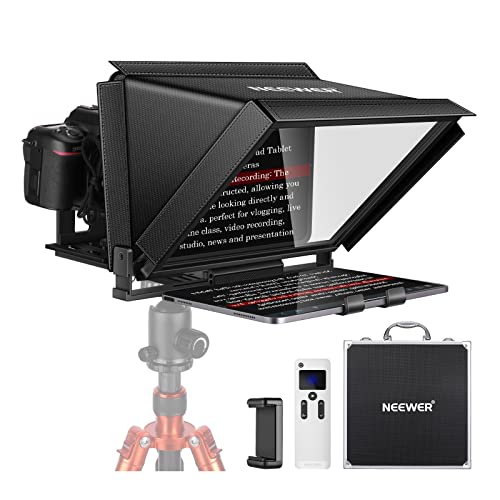NEEWER X12 Bluetooth Teleprompter with Carry Case