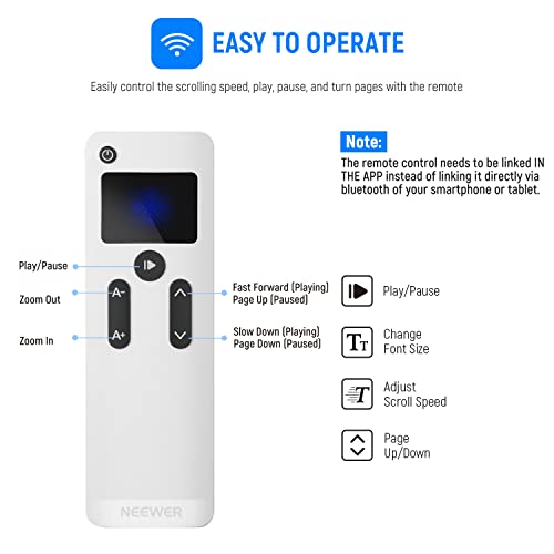 NEEWER X12 Bluetooth Teleprompter with Carry Case