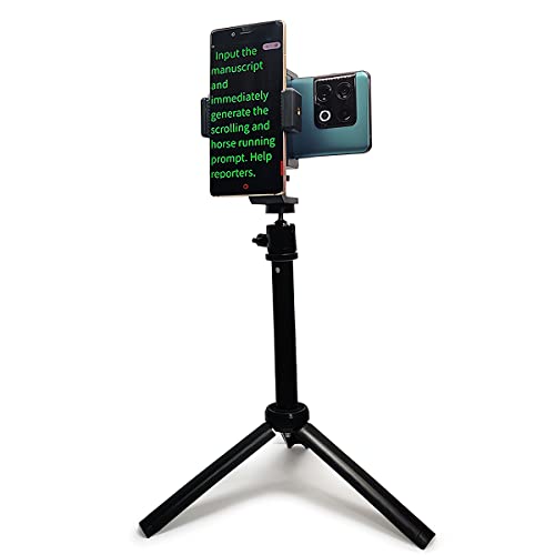 Double Phone Teleprompter Kit for Video Recording