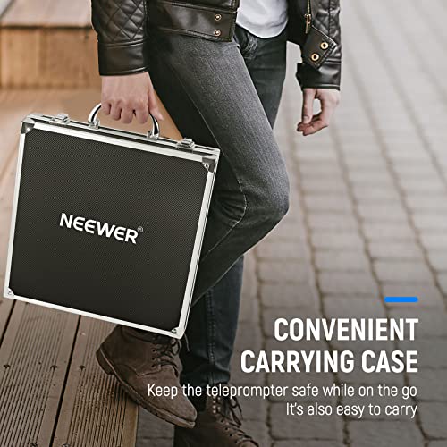 NEEWER X12 Bluetooth Teleprompter with Carry Case