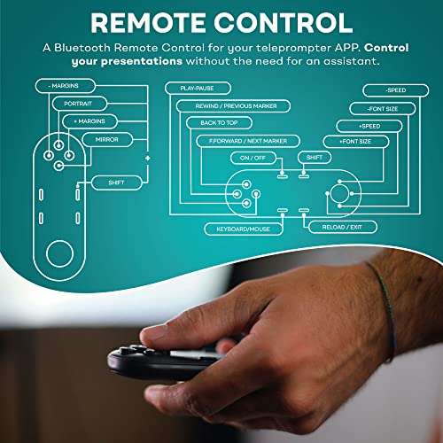 iLight PRO 12" Teleprompter Kit with Remote