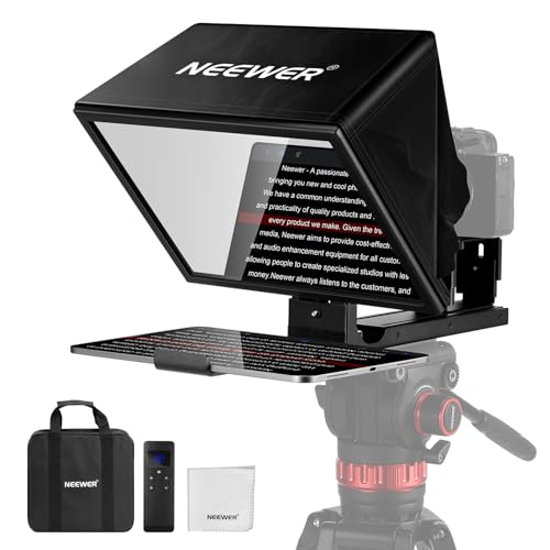NEEWER 12" Teleprompter for iPad and DSLR
