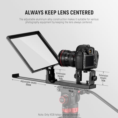 NEEWER 12" Teleprompter for iPad and DSLR