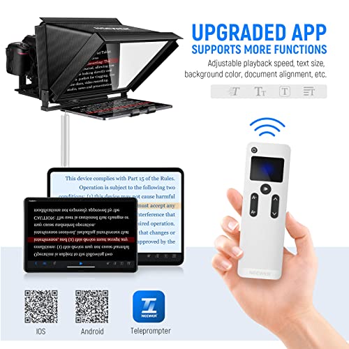 NEEWER X12 Teleprompter for iPad and DSLR