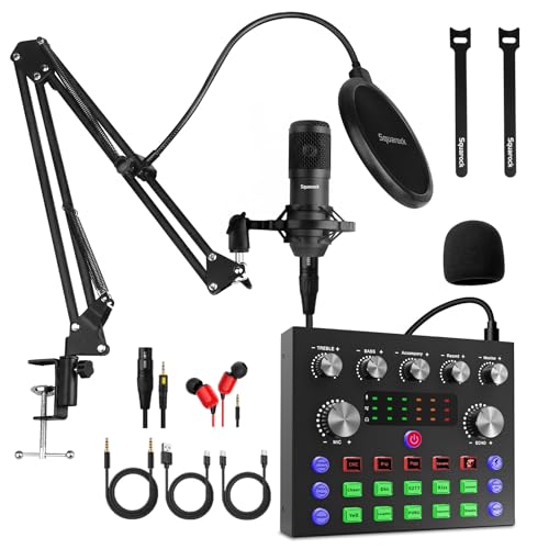 Podcast Equipment Bundle: Mixer, Microphone & Voice Changer