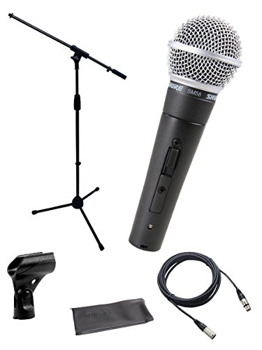 Shure SM58-S Microphone Bundle with Boom Stand