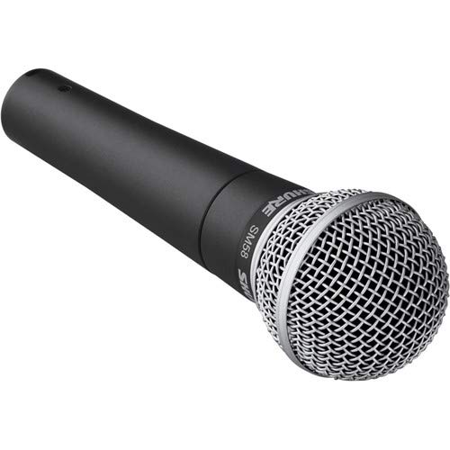 Shure SM58-LC Vocal Microphone with Two XLR Cables