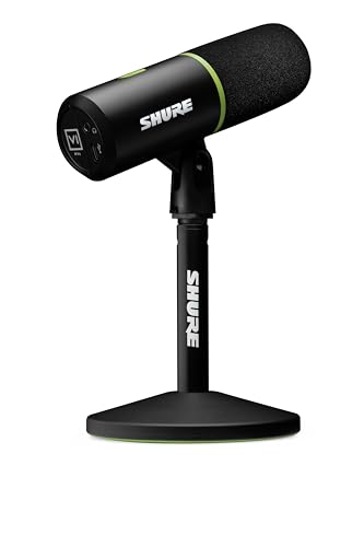 Shure MV6 Dynamic USB Gaming Microphone with Stand