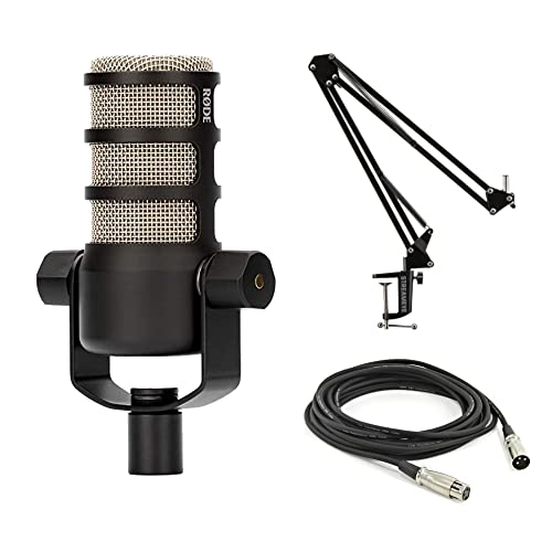 Rode PodMic with StreamEye Boom Arm & Accessories