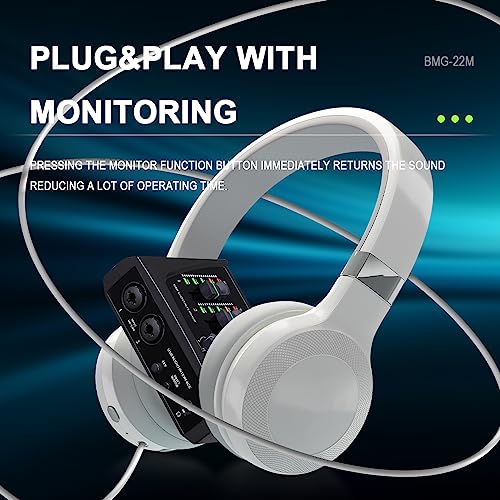BOMGE Mini USB Audio Interface for Podcasting