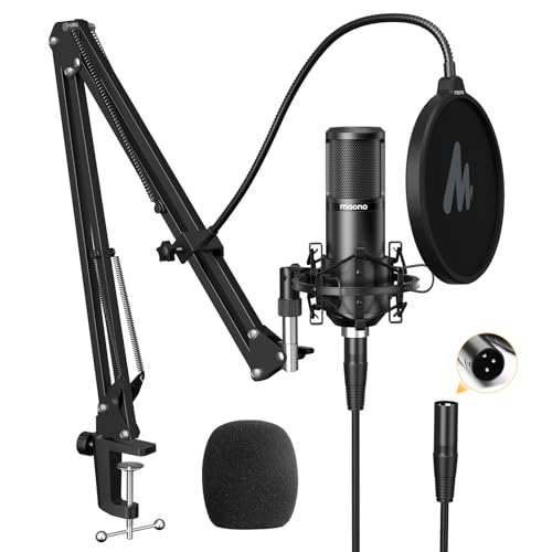 MAONO Professional XLR Condenser Microphone for Podcasts