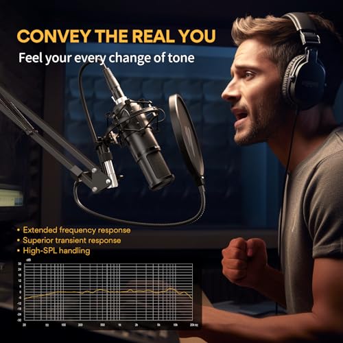 MAONO Professional XLR Condenser Microphone for Podcasts