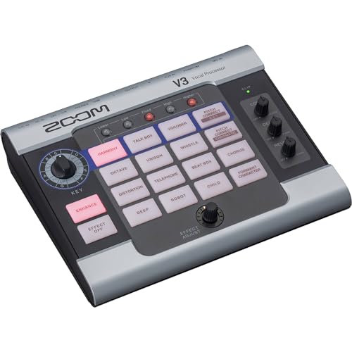 Zoom V3 Vocal Processor Bundle with Cables & Power