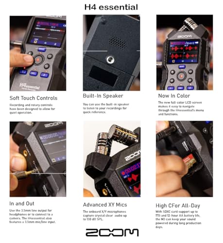 Zoom H4 Essential Podcast Recorder Bundle with Accessories