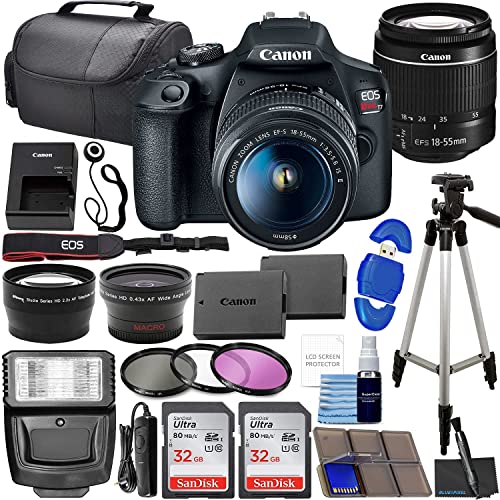 Canon EOS Rebel T7 DSLR Camera Bundle Kit
