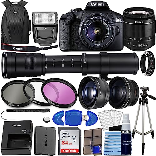 Canon EOS 2000D DSLR Camera Bundle Kit