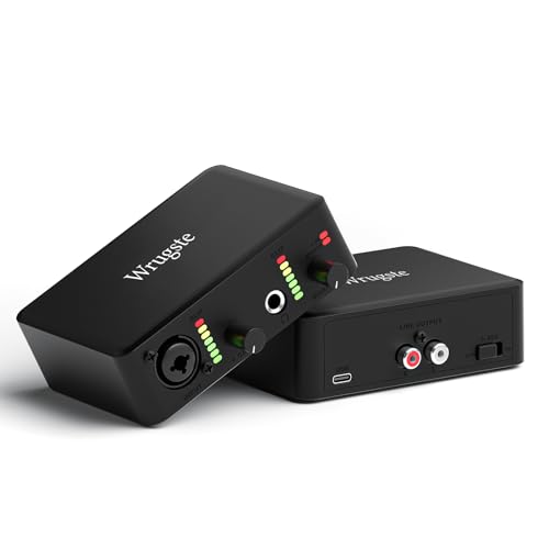 Wrugste USB Audio Interface with XLR and Phantom Power