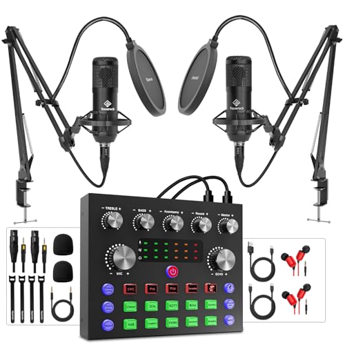 Podcast Equipment Bundle for Two: Mic & Mixer