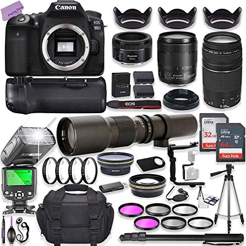 Canon EOS 90D DSLR Camera Complete Podcast Bundle