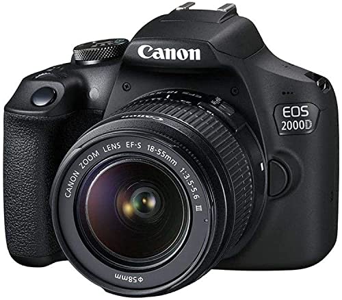 Canon EOS 2000D DSLR with 3 Lens Kit