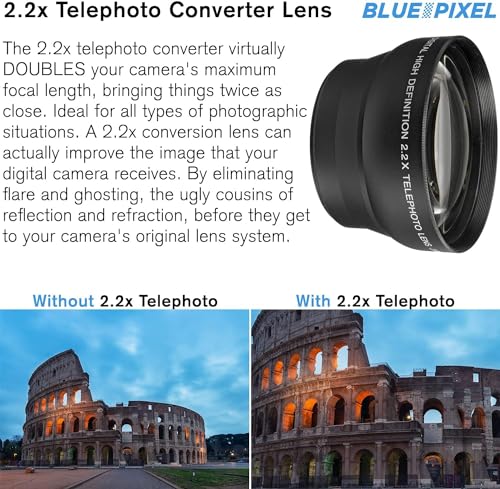 Canon EOS 2000D DSLR with 3 Lens Kit