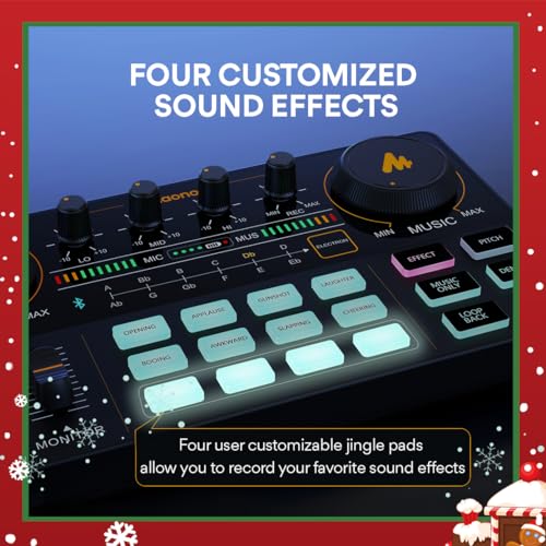 MAONO Podcast Equipment Bundle with Audio Interface
