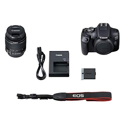Canon EOS 2000D DSLR Camera & 18-55mm Lens Bundle