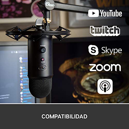 Blue Yeticaster Professional Broadcast Bundle with Microphone