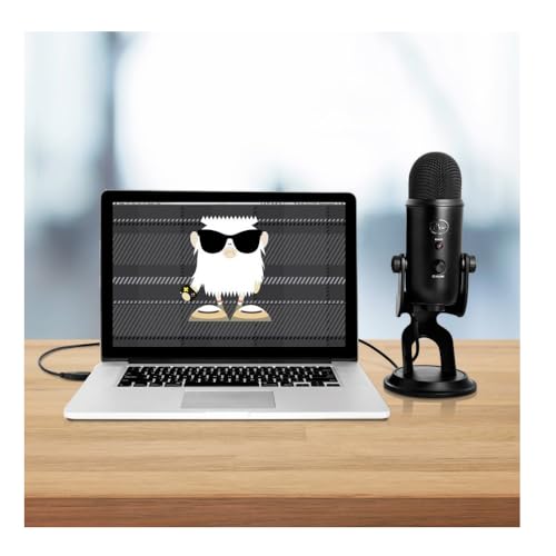 Yeti Blackout USB Microphone Bundle with Accessories