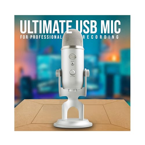 Yeti USB Mic Bundle with Headphones & Pop Filter