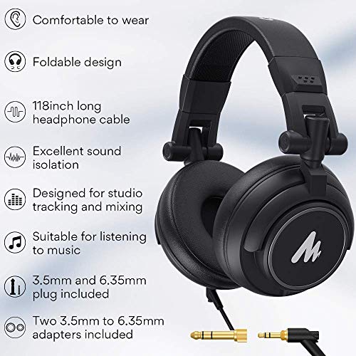 MAONO USB Microphone & Headphones Bundle for Podcasts