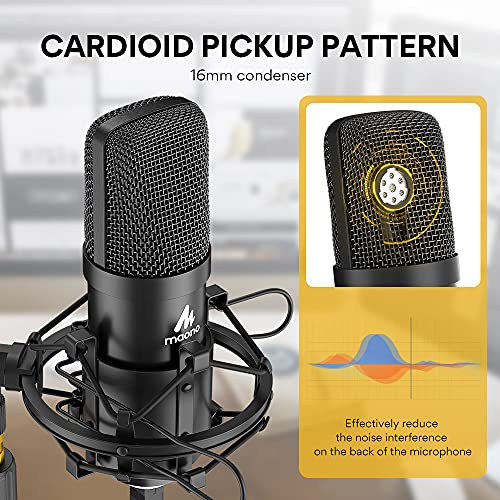 MAONO AU-A04T USB Microphone & Headphones Bundle