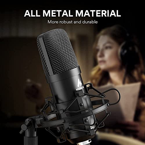 MAONO AU-A04T USB Microphone & Headphones Bundle