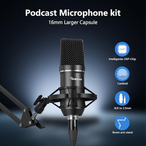 Podcast Equipment Bundle: Audio Interface & Microphone