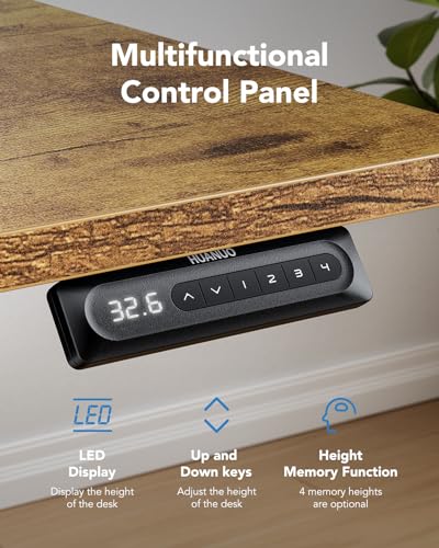 Adjustable Electric Standing Desk with Memory Settings