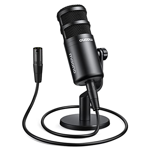 MAONO XLR Dynamic Podcast Microphone with Voice Isolation